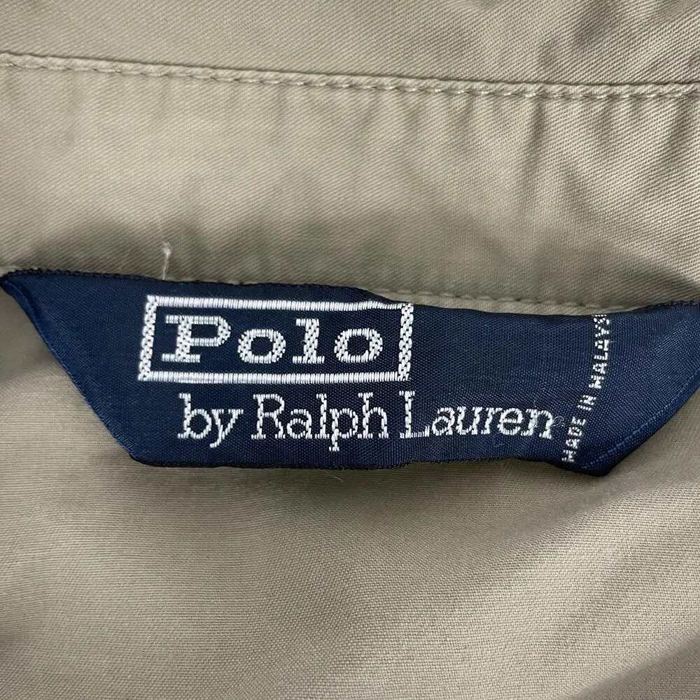 Vintage Polo Ralph Lauren Golf Harrington Men's Jacket Beige Large